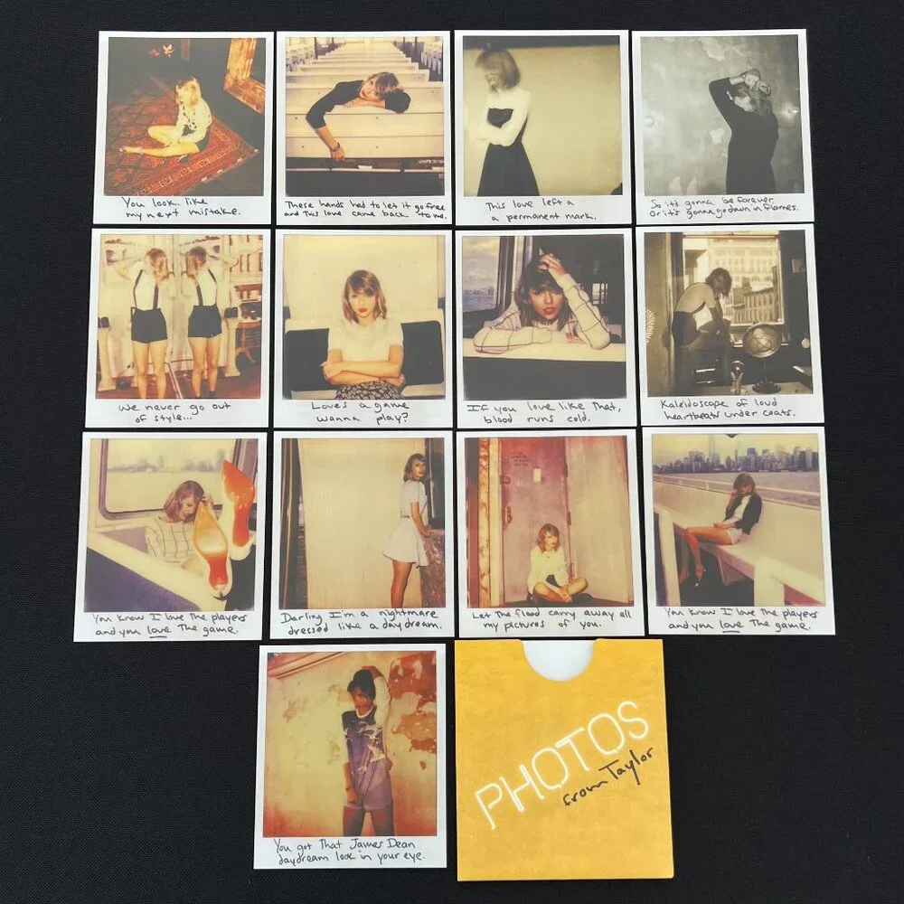 Taylor Swift 1989 Polaroids Set of 13 Prints